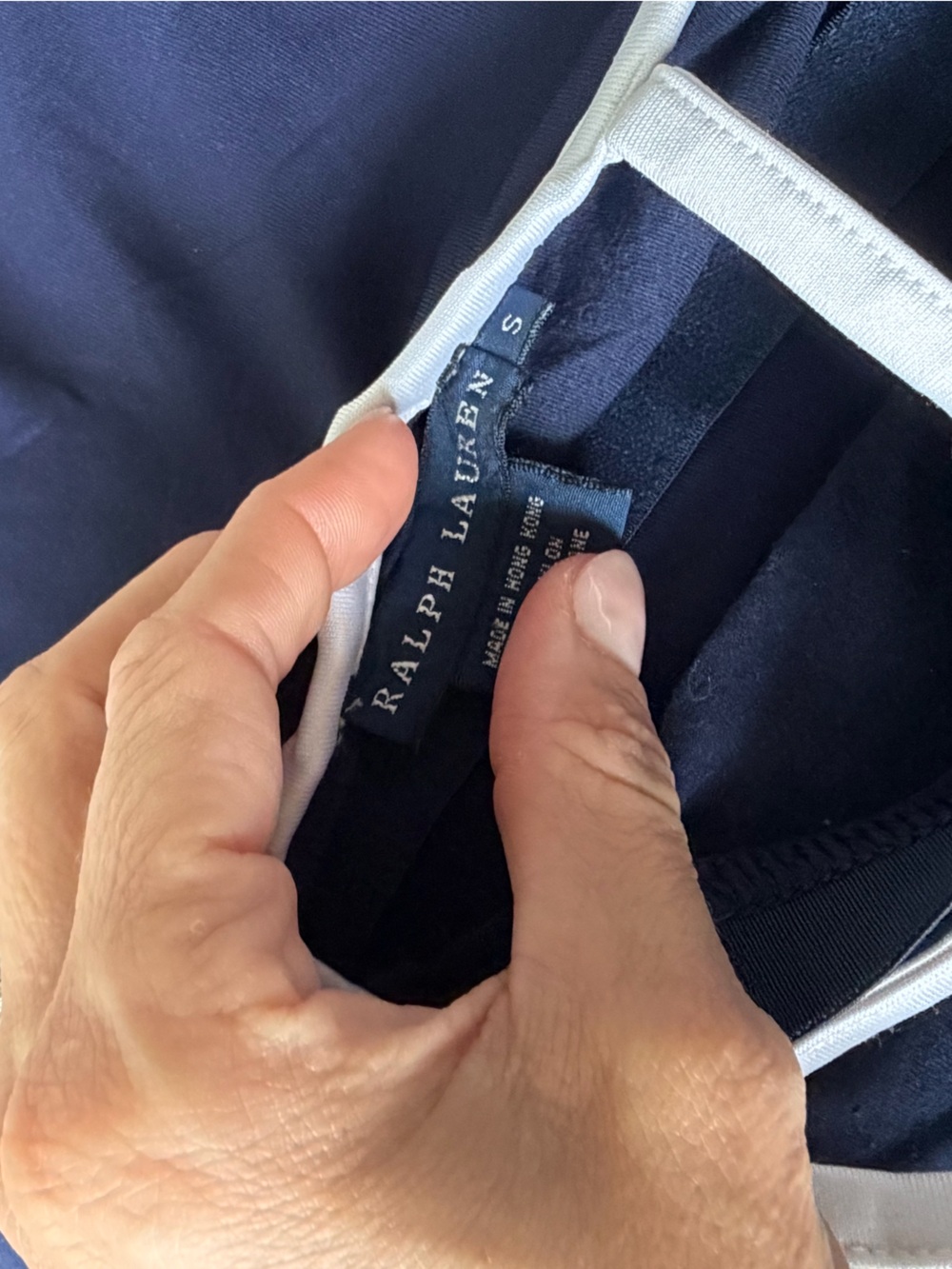 Ralph Lauren Navy skirt and top - Picture 2 of 5